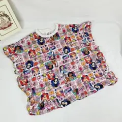 120サイズ　LITTC　LINK@コラボ　プリンセス　Tシャツ ホワイト