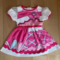 【美品】キミとアイドルプリキュア　なりきりワンピース 110 キュアアイドル