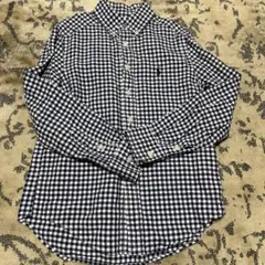 Ralph Lauren ネイビー チェック 長袖シャツ S/P (8)