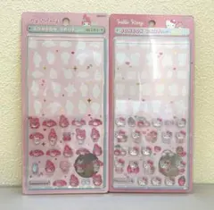 【正規品】マイメロ、キティピンク ボンボンドロップシールサンリオミニのおすそわけ