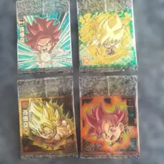 ドラゴンボール超戦士シールウエハース　超絶感謝の十周年10thUGR他４枚セット