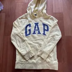 GAP アスレチック フード付きパーカー　キッズMサイズ　黄色　イエロー