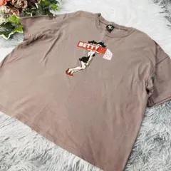 Betty Boop Tシャツ　大きいサイズ3L モカ　未使用　オーバーサイズのサムネイル