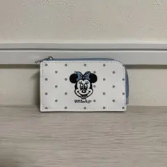 ミニーマウス ゼクシィ付録　カード＆コインケース ライトブルー