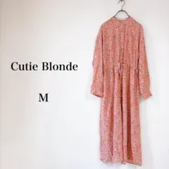 Cutie Blonde（M）シャツワンピース　花柄　ロング　ウエストマークのサムネイル