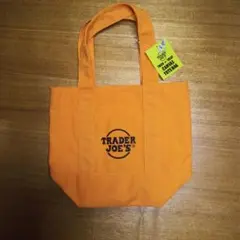 TRADER JOE'S オレンジ トートバッグ