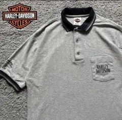 Harley-Davidson ポロシャツ グレー Lのサムネイル