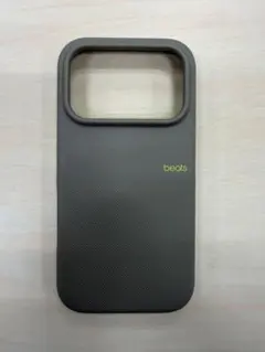 beats iPhone17 pro ケース グレー/ライムグリーン