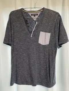 【TOMMY】トミーヒルフィガー（XL）メンズ　Tシャツ　ボーダー　大きいサイズ