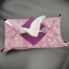 最終値下げ★新品★着物リメイク★ハンドメイドのティッシュボックスカバー