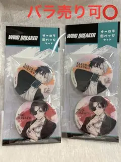 WIND BREAKER オーロラ缶バッジセット 桜遥 蘇枋隼飛 2個2セット