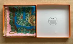 エルメス シルク カレ90 SOUS LE GIDE DE MARS スカーフ