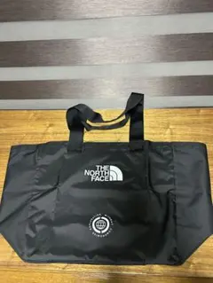 THE NORTH FACE ブラックエコバッグ　Lサイズ