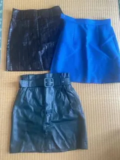 Bershka & ZARAミニスカート 3点セット