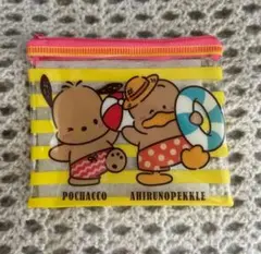 スシロー×はぴだんぶい ファスナーポーチ