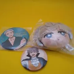 WINDBREAKER ウィンブレ 梶蓮 ぷちキャラぐるみ　缶バッチ２個