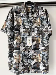 graniph グラニフ鬼太郎 妖怪大集合 ビッグシルエットオープンカラーシャツ