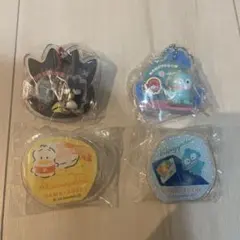 サンリオ　ハピダンブイ　キーホルダー ハンギョドン　バツ丸　ペックル　４点セット