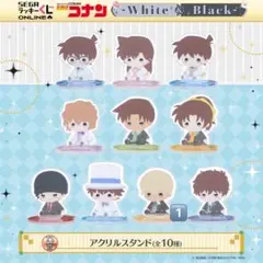 名探偵コナン セガ ラッキーくじ -White&Black- アクスタ 灰原哀
