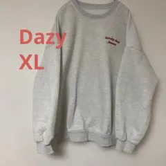 Dazy スウェット グレー ボリュームスリーブ　サイズXL