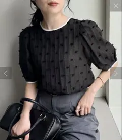 FREDY&GLOSTER ♡ シアージャガード　パイピングブラウスのサムネイル
