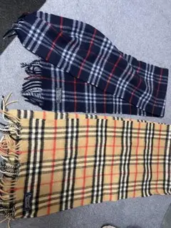 Burberrys チェック柄マフラー 2点セット