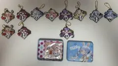 Vtuberキャラクター キーホルダー11個セットと缶ケース