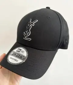 Yves Saint Laurent×ニューエラコラボキャップ 帽子ブラック