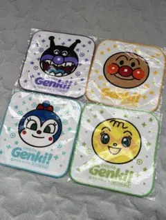 ネプラ アンパンマン キャラクタータオル 4枚セット