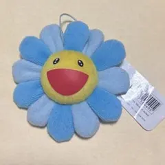 村上隆 フラワーキーホルダー ブルー kaikai kiki