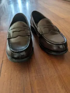 ENTRY ブラウン モカシンシューズ