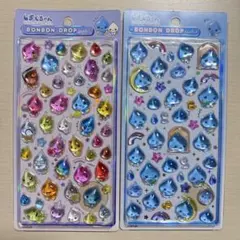 国内正規品 ボンボンドロップシール しずくちゃん 森のなかま まとめ売り 2種