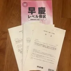 河合塾 2023年度 早慶レベル模試のサムネイル