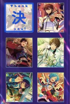 あんスタ 中国 星閃アクリル色紙 流星隊 5点セット