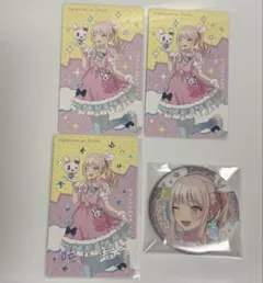 プロセカ 暁山瑞希 グリッター缶バッジ エピカ 箔押し