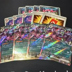 寶可夢卡牌/瑪俐的惡龍ex 4張＋周邊零件