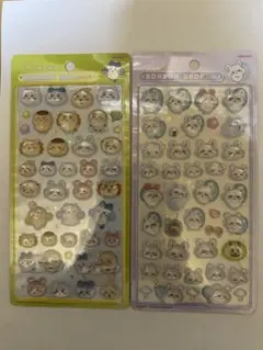 ②ちいかわ　ボンボンドロップシール　2点セット