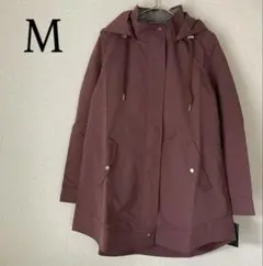 マウンテンパーカー 防風コート アウター 中綿ダウンベスト付き M ボルドー