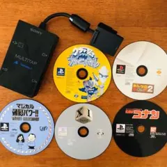 PSパーティゲーム5本 & PS2用マルチタップのサムネイル