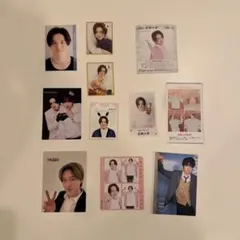 岩崎大昇 切り抜き（裏面：浮所飛貴、作間龍斗、井上瑞稀、中村嶺亜、岡佑吏）