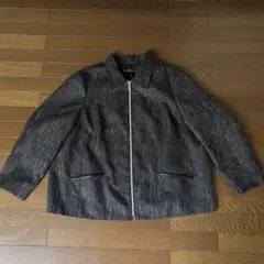 ジップアップジャケット　ラメ
