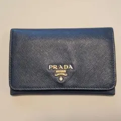 PRADA カードケース/名刺ケース/ネイビーのサムネイル