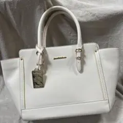 Samantha＆chouette ホワイト ハンドバッグ