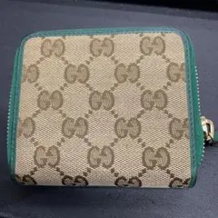 GUCCI GGスプリーム 二つ折り財布 グリーンのサムネイル