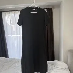 UNIQLO エアリズム 半袖カットソーワンピース M