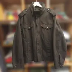 LEVI'S ブラック ジャケット コットン 黒 L