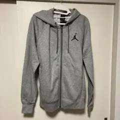 NIKE JORDAN ジップアップパーカー グレー S