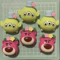 【ツムツム】ロッツォ/リトルグリーンメンデコパーツ6個セット【トイストーリー】