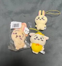 ちいかわ　うさぎだらけくじ　バッジ　キーホルダー　マスコット　ガチャガチャ
