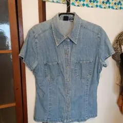 GAP デニム 半袖シャツ Mサイズ